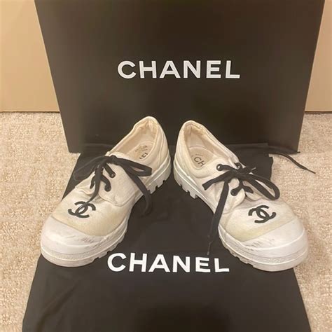 chanel canvas shoes buy online|chanel sneakers cost.